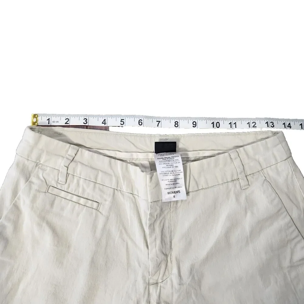 Patagonia Womens All-Wear Capri Pants Khaki #55395 Spring 2014 Size 4 - Picture 3 of 7